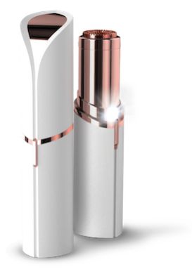 Flawless Lipstick Facial Hair Remover for Women | Painless Eyebrow & Upper Lip Trimmer (Portable & Rechargeable)